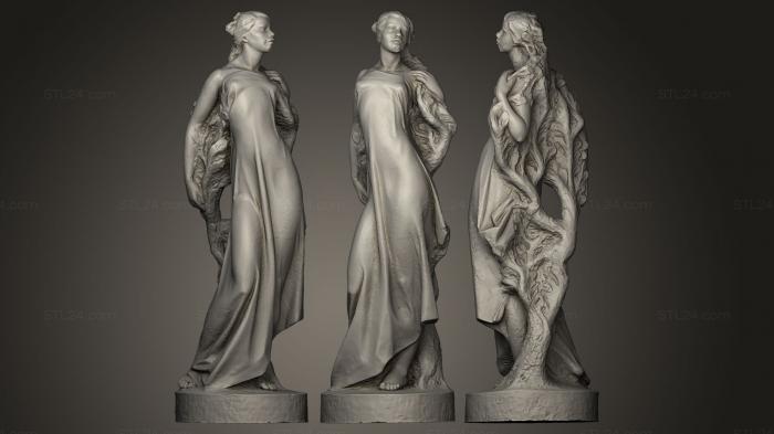 Statues antique and historical (Spring, STKA_0613) 3D models for cnc